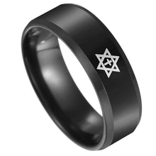 Charger l'image dans la galerie, bague étoile de David avec croix - le comptoir des croix