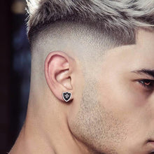 Charger l'image dans la galerie, Boucles d'oreilles templiers bouclier - le comptoir des croix