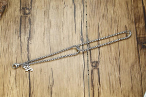 Bracelet croix chaîne - le comptoir des croix