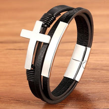 Charger l'image dans la galerie, Bracelet croix horizontale argent - le comptoir des croix
