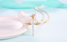 Charger l'image dans la galerie, Collier croix ailes d'ange - le comptoir des croix