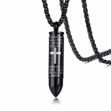 Charger l'image dans la galerie, Collier croix bullet - le comptoir des croix
