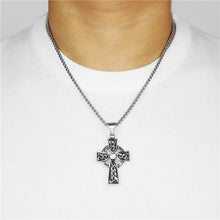 Charger l&#39;image dans la galerie, collier croix celtique diamant - le comptoir des croix
