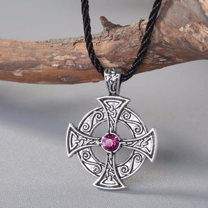 collier croix celtique solaire - le comptoir des croix