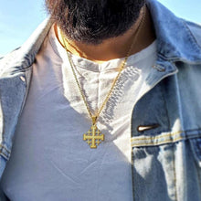 Charger l'image dans la galerie, Collier croix de Jérusalem - le comptoir des croix