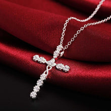 Charger l'image dans la galerie, Collier croix princesse diamant - le comptoir des croix