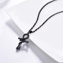Charger l'image dans la galerie, Collier croix de vie serpent - le comptoir des croix