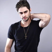 Charger l'image dans la galerie, Collier croix serpent genèse - le comptoir des croix