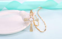 Charger l'image dans la galerie, Collier fantaisie croix or - le comptoir des croix