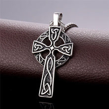 Charger l&#39;image dans la galerie, Collier croix celtique argent - le comptoir des croix
