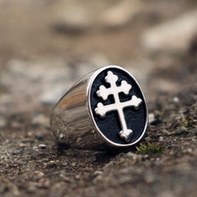 Charger l'image dans la galerie, Bague croix de lorraine - le comptoir des croix