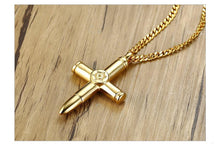 Charger l'image dans la galerie, collier croix balles - le comptoir des croix