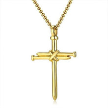 Charger l'image dans la galerie, pendentif croix de clous - le comptoir des croix