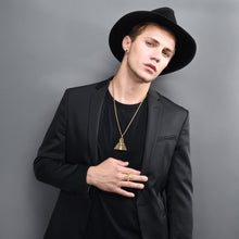 Charger l'image dans la galerie, collier croix égyptienne pyramide illuminati - le comptoir des croix