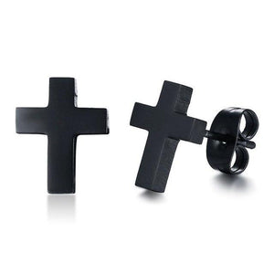 Boucles d'oreilles croix chrétienne - le comptoir des croix