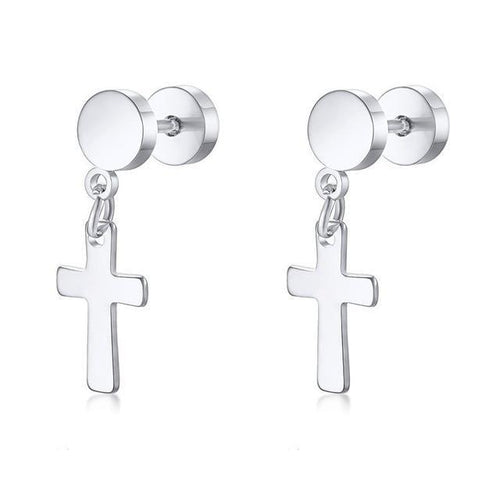 Acheter 1 paire mode petite croix boucles d'oreilles cristal or croix boucles d'oreilles pour femmes hommes cadeau Hip Hop Rock bijoux Acheter 1 paire mode petite croix boucles d'oreilles cristal or croix boucles d'oreilles pour femmes hommes cadeau Hip Hop Rock bijoux