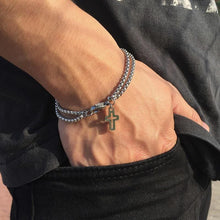 Charger l&#39;image dans la galerie, Bracelet croix chaîne - le comptoir des croix
