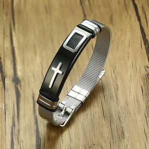 Bracelet croix chrétienne homme - le comptoir des croix