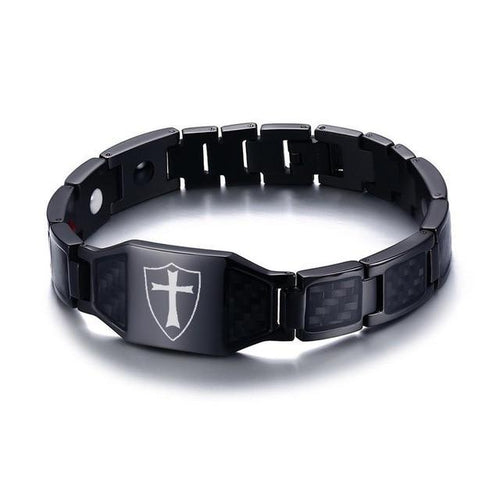 Bracelet chevalier templier des temps modernes - le comptoir des croix