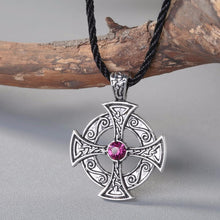 Charger l&#39;image dans la galerie, collier croix celtique solaire - le comptoir des croix
