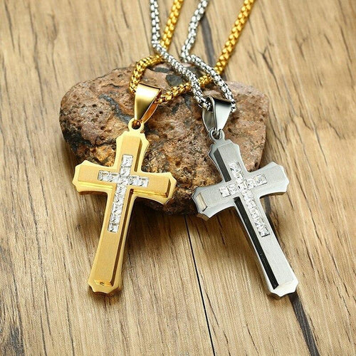 Silver Cross Collier Pendentif Chaine Or Croix Homme Chaine Bijoux Bijoux Collier De Marque Homme AFSTALR Silver Cross Collier Pendentif Chaine Or Croix Homme Chaine Bijoux Bijoux Collier De Marque Homme AFSTALR
