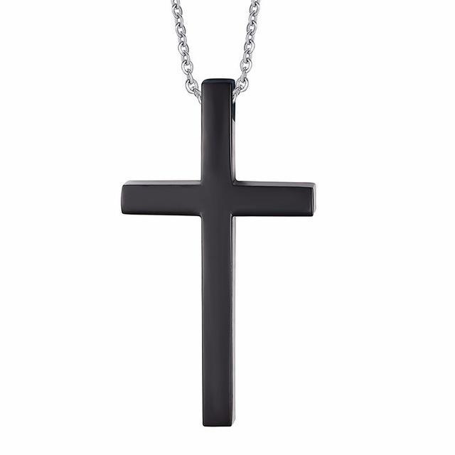 Collier Homme Croix Du Christ En Acier Inoxydable Doré - Longueur 46-50 Cm