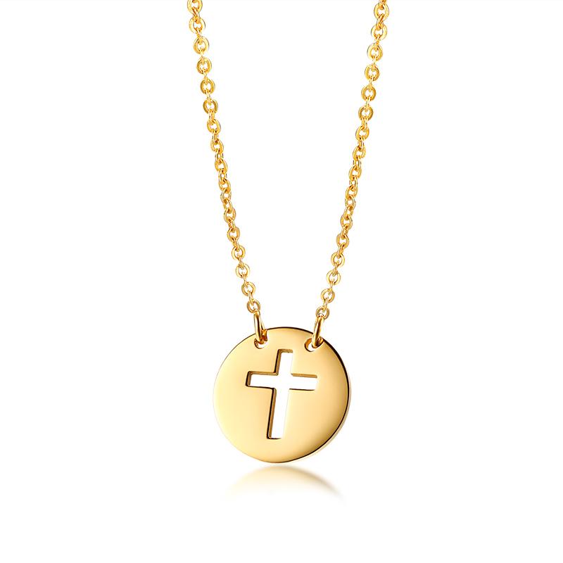 collier ras de cou médaillon croix chrétienne - le comptoir des croix