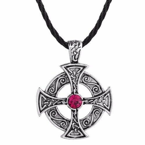 collier croix celtique solaire - le comptoir des croix