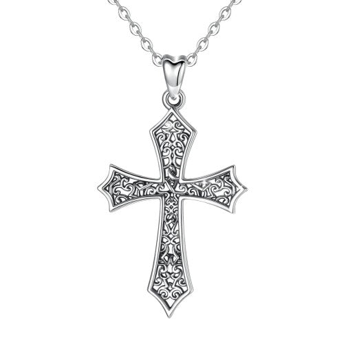 Collier croix gothica - le comptoir des croix