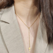 Charger l&#39;image dans la galerie, collier ras de cou croix pendante - le comptoir des croix
